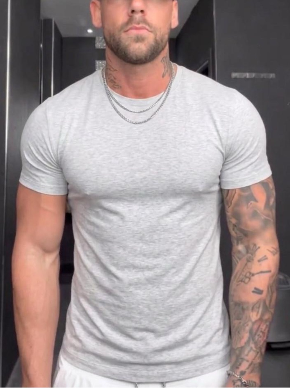 Lululemon 5 Year Basic Tee. Heathered Core Ultra Light Grey  Men's T-Shirt M